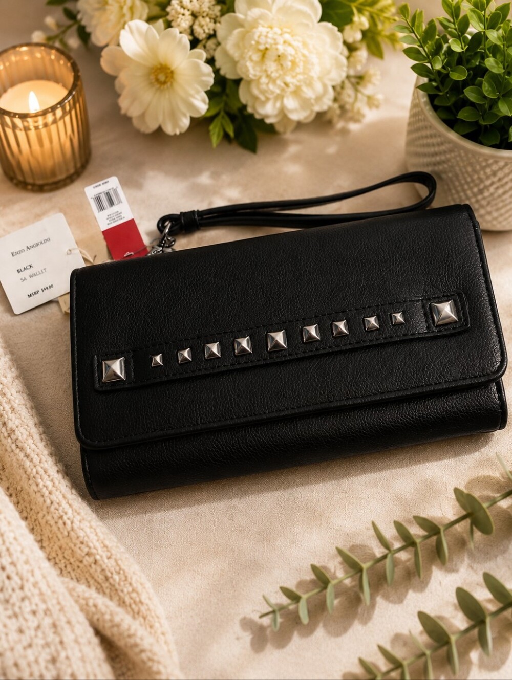 Ezon black ladies wallets
